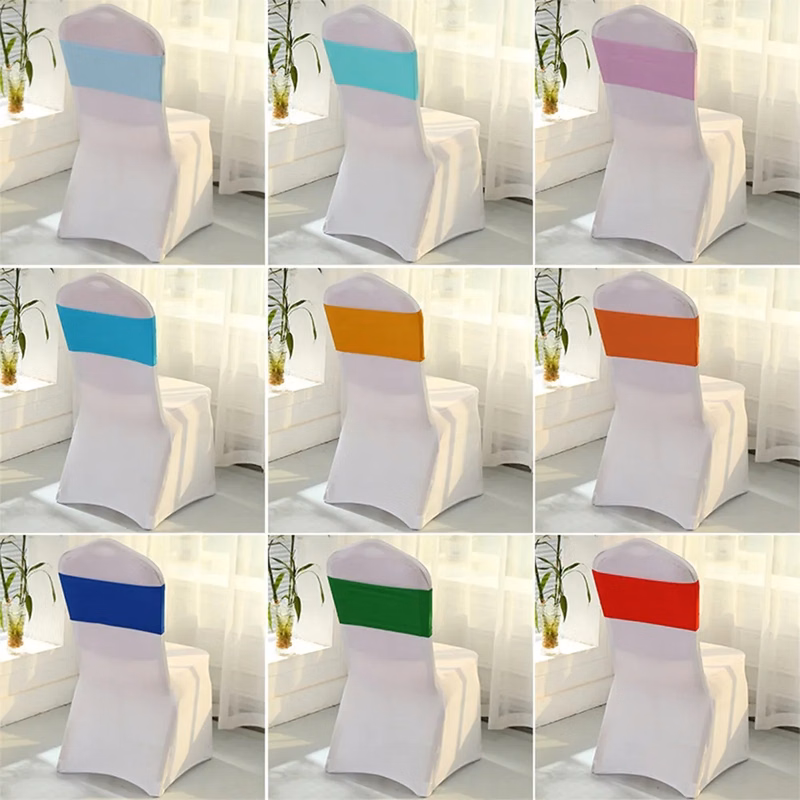Polyester Bandage Style Chair Cover