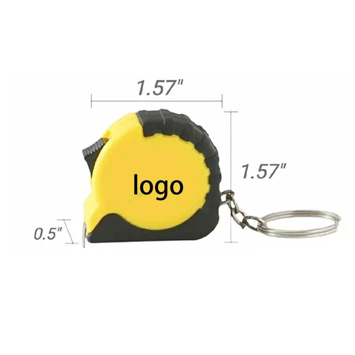 Compact Tape Measure Key Ring 1