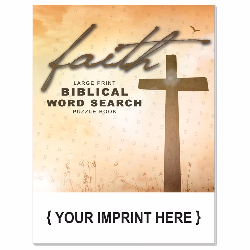 PUZZLE BOOK - Faith: Large Print Biblical Word Search Book