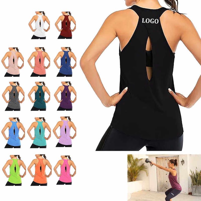 Womens Backless Workout Top