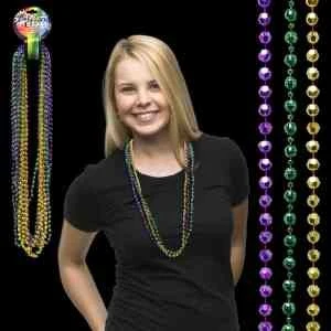 Disco Style Round Beads 1