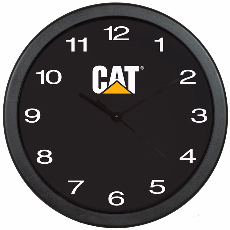 10" Diameter Economy Wall Clock with Full Colour Imprint