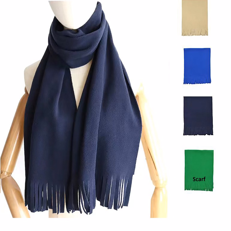 Fleece Scarf With Tassel