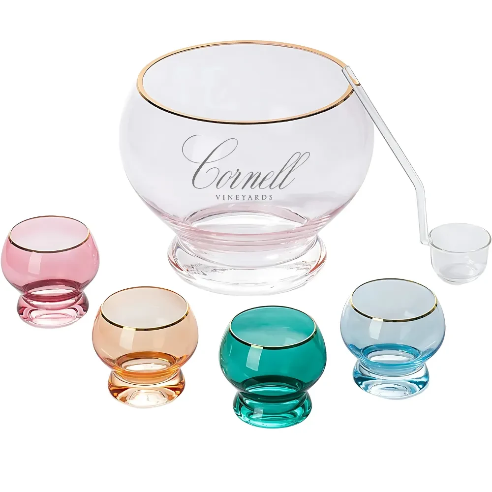 1.7Gal Colorful Punch Bowl Set 1