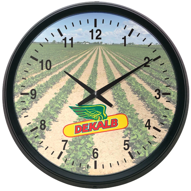 17" Titan Circle Wall Clock with Full Colour Imprint 1