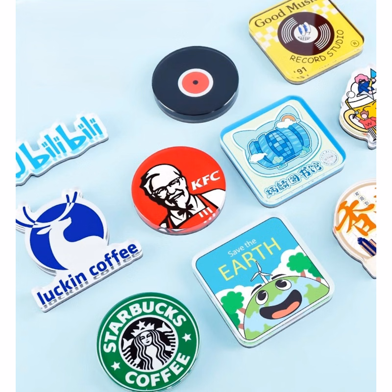 Custom Shape Acrylic Magnets