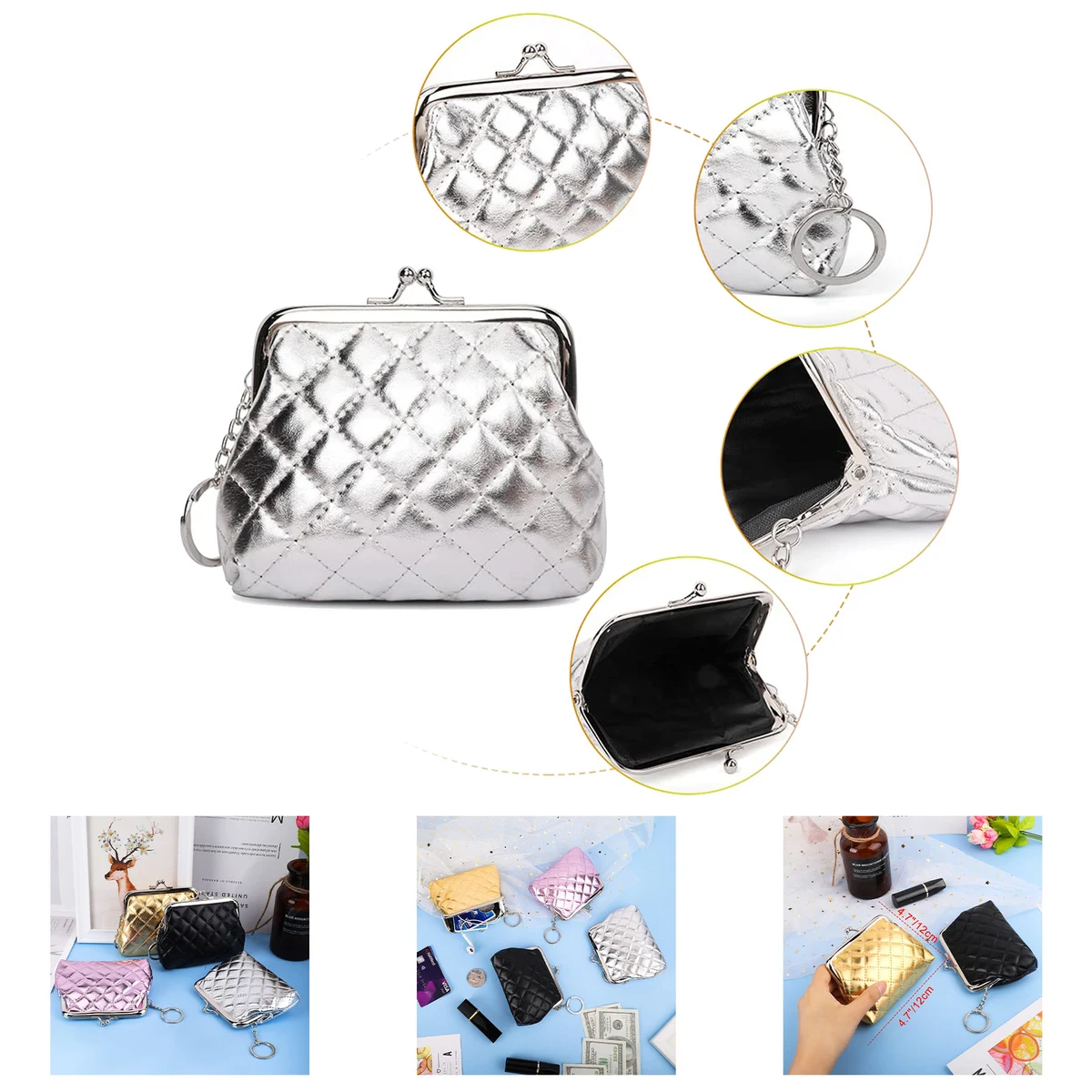 Quilted Coin Purse 1