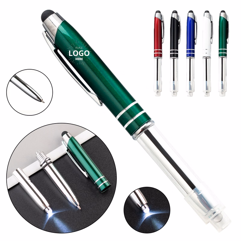 3 in 1 LED Metal Pen