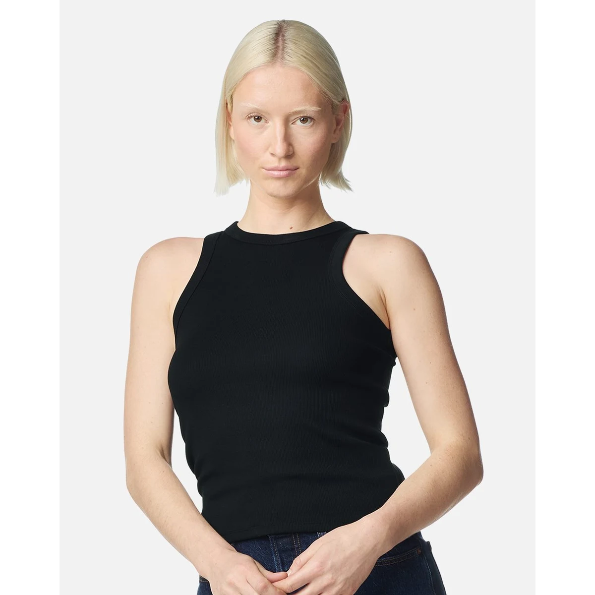 Women's Baby Rib Fitted Tank - BR2101 1