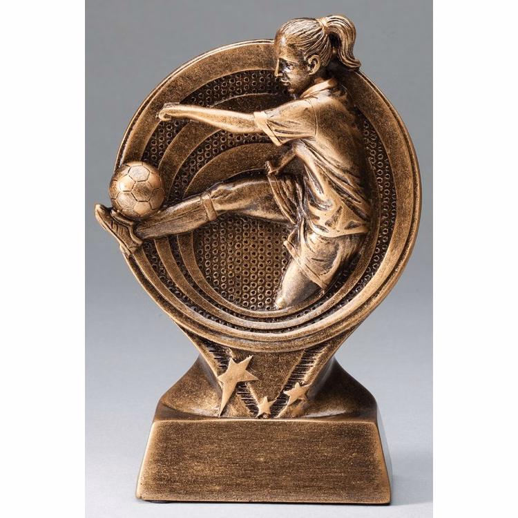 Female Soccer Saturn Resin Series