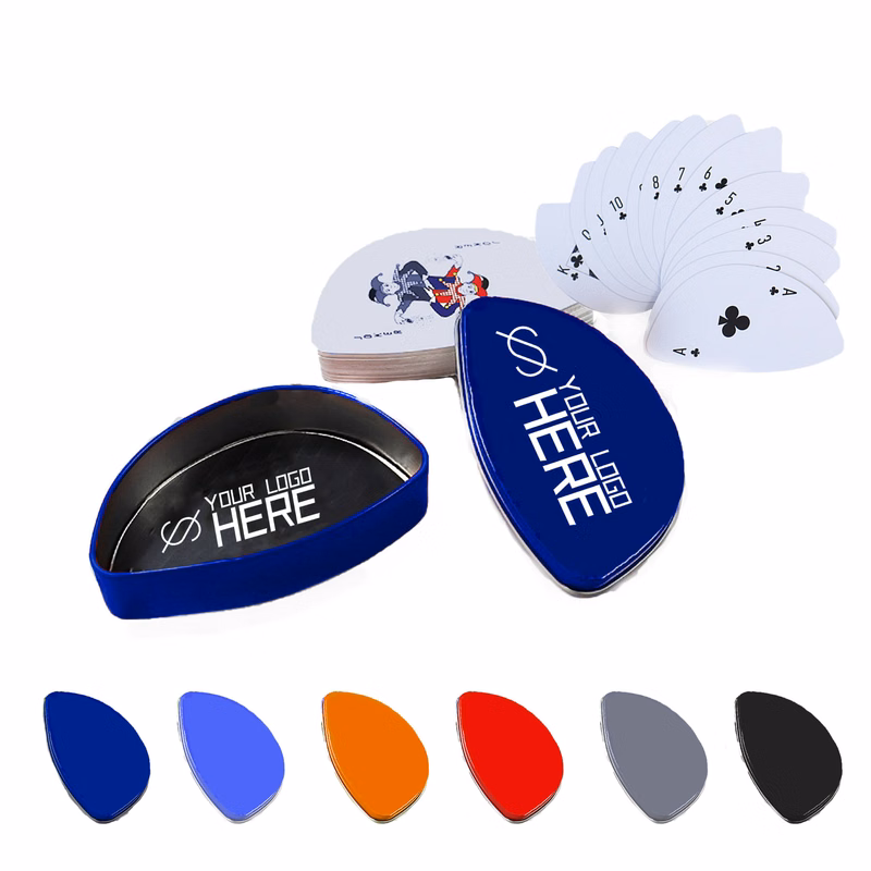 Unique Poker With Metal Case