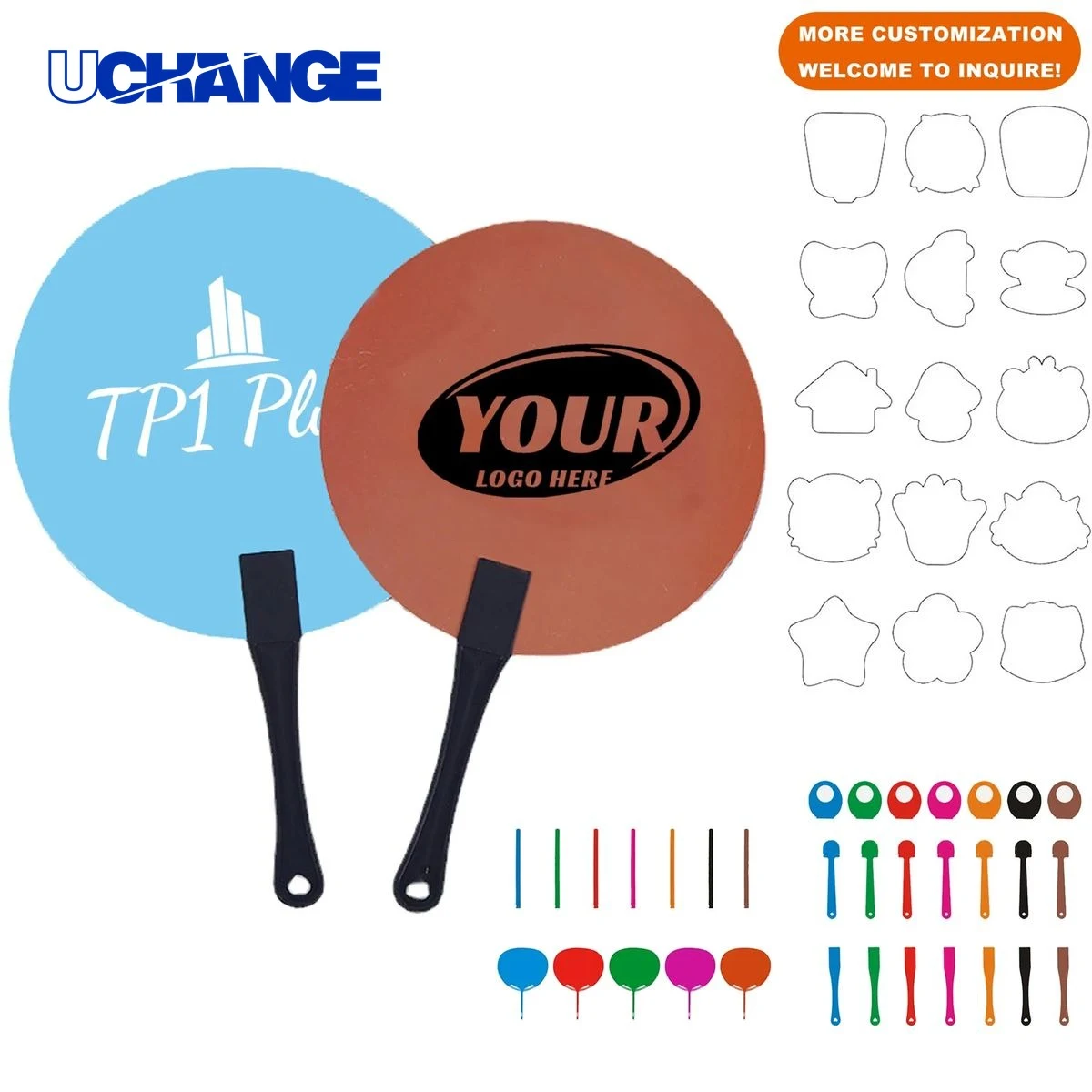 Advertising Plastic Hand Fan Tool 1
