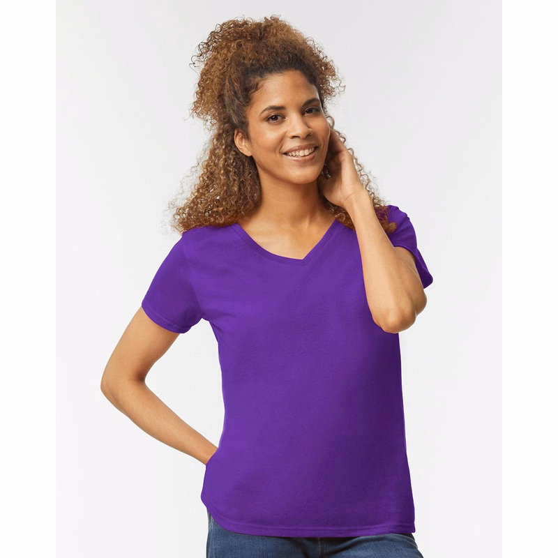 Women's Heavy Cotton™ V-Neck T-Shirt - 5V00L