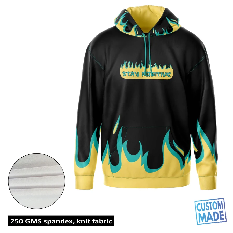 Unisex & Kids' Sublimation 250G Lightweight Kangaroo Hoodie 1