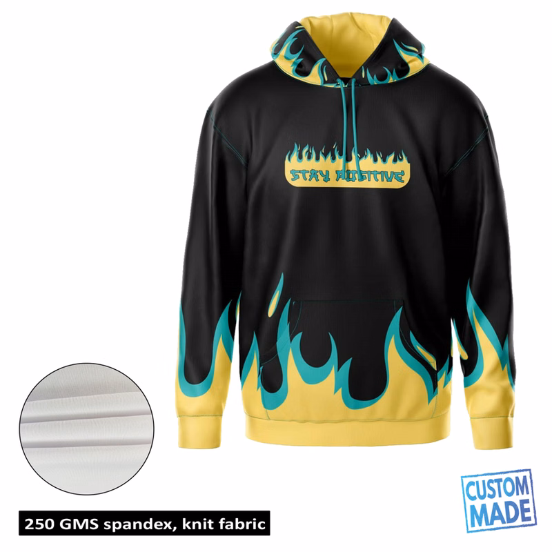 Unisex & Kids' Sublimation 250G Lightweight Kangaroo Hoodie