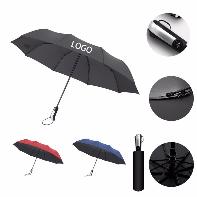 10 bone reinforced folding parasol