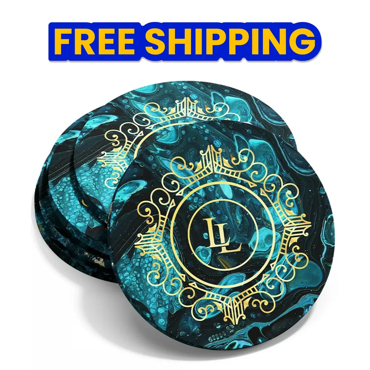 Marble Coasters 1