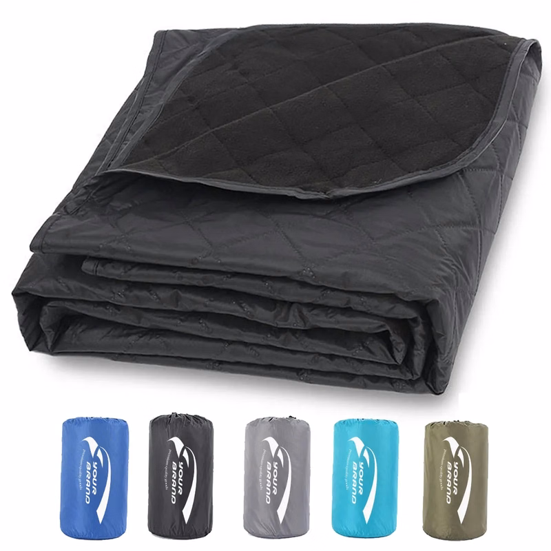 Outdoor Camping Waterproof Polar Fleece Blanket Picnic Throw