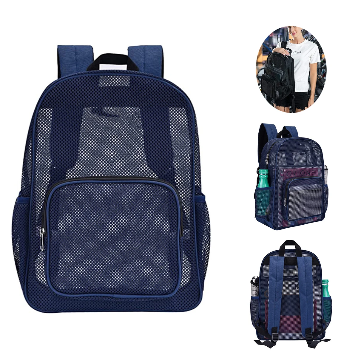 Lightweight See Through Mesh Backpack 1