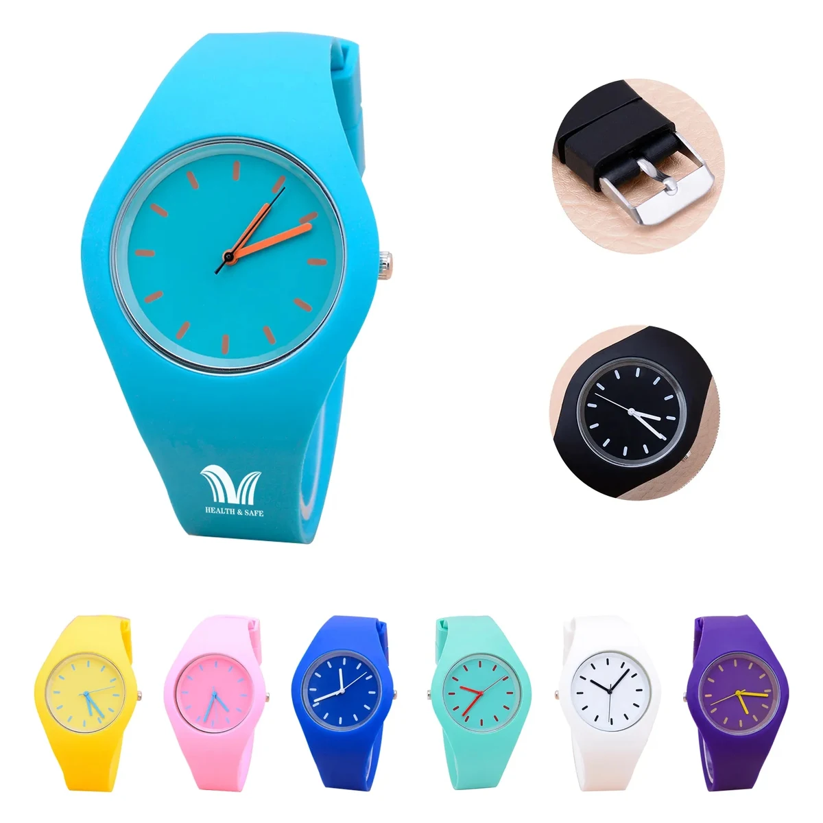 Silicone Watch Candy Color Ladies 1