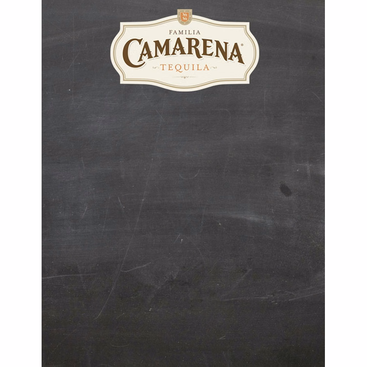 1/8" Frameless Wall Chalkboard - 8.5"w x 11"h