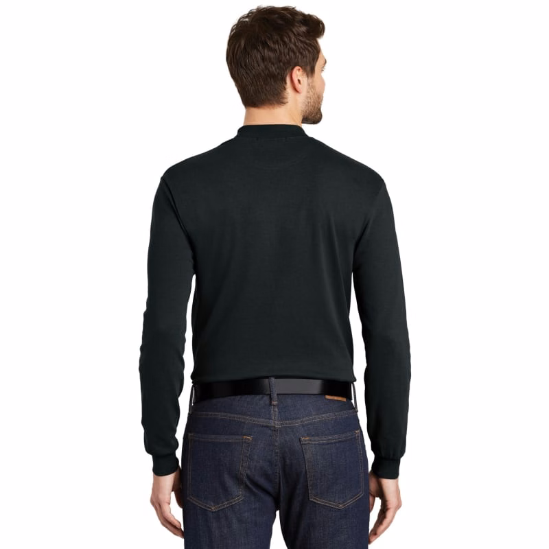 Port Authority Interlock Knit Mock Turtleneck.
