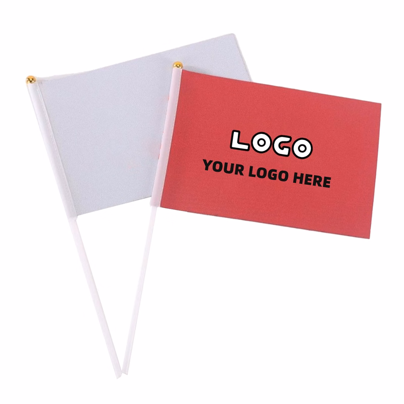 Vibrant Custom Printed Hand Flag
