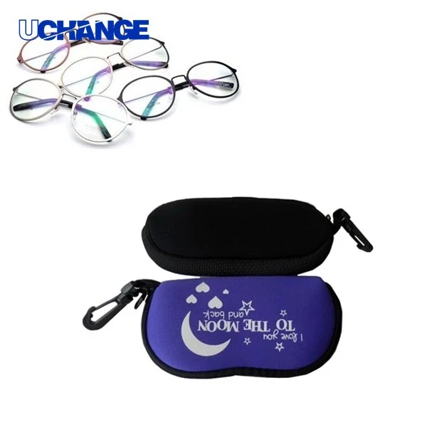 Neoprene Glasses Sleeve Soft Eyewear Pouch for Travel & Daily Use 1