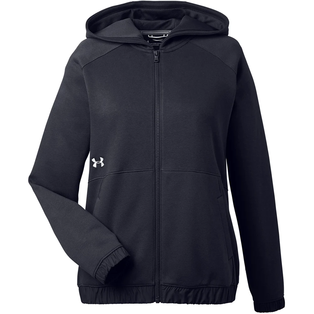 Under Armour Ladies' Hustle Full-Zip Hooded Sweatshirt 1