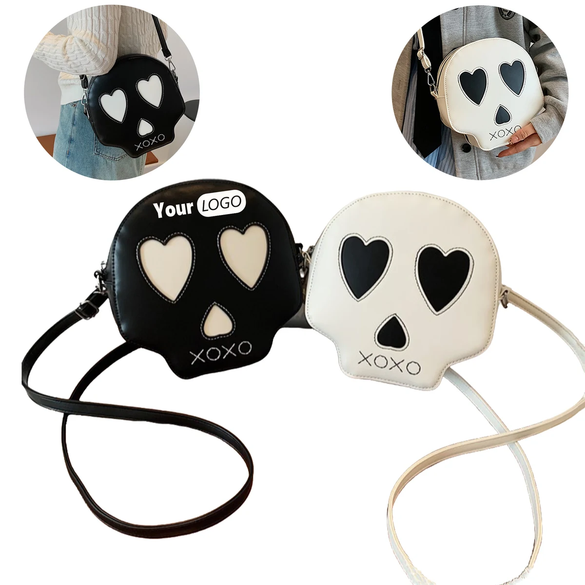 Halloween Skull Shoulder Bag 1