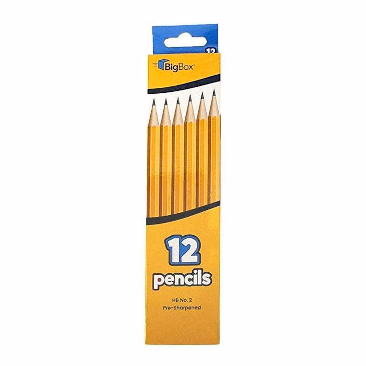 BigBox Pre-Sharpened Pencils - 12 Pack