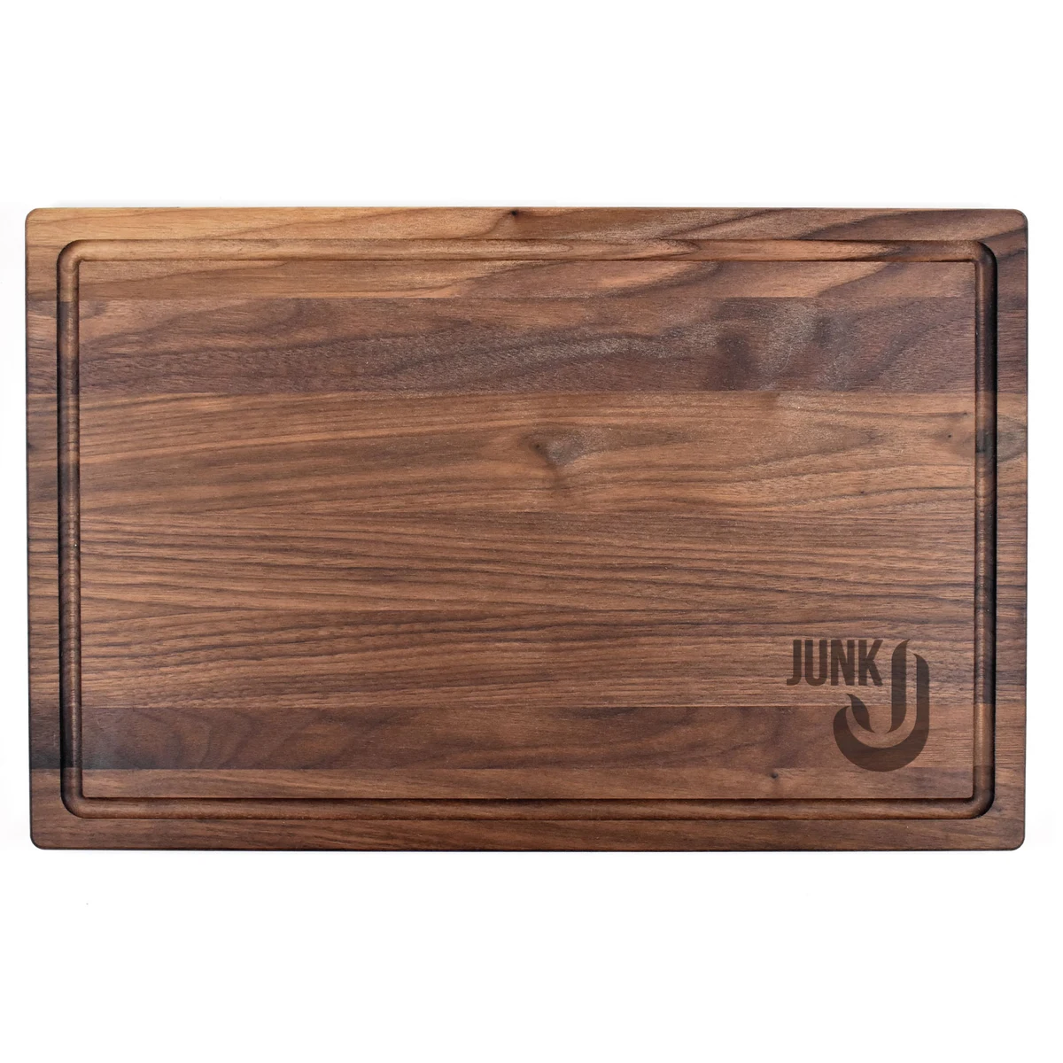 11" x 17" x 3/4" Walnut Cutting Board with Juice Groove 1