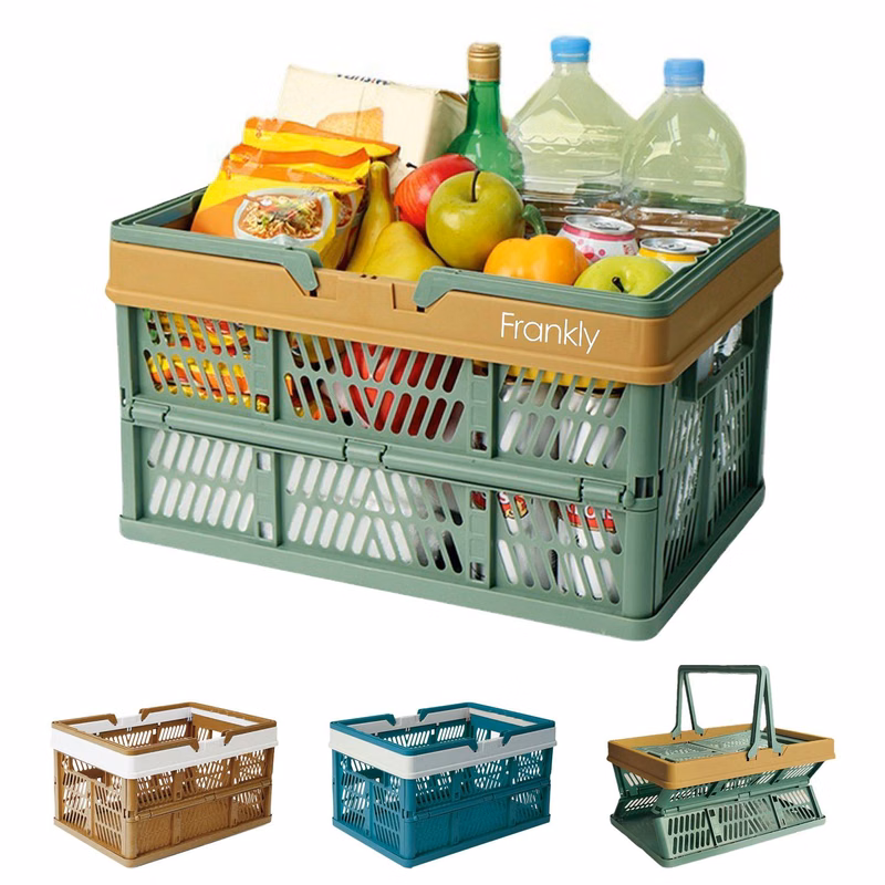 Plastic Foldable Shopping Basket