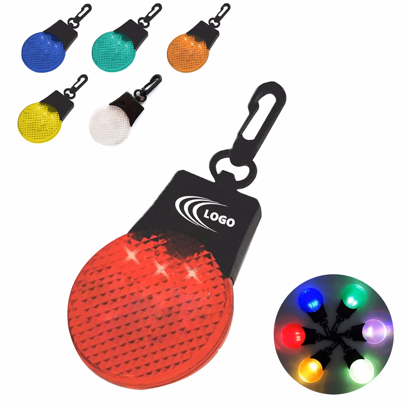 Safety Warning Led Reflector Keychain