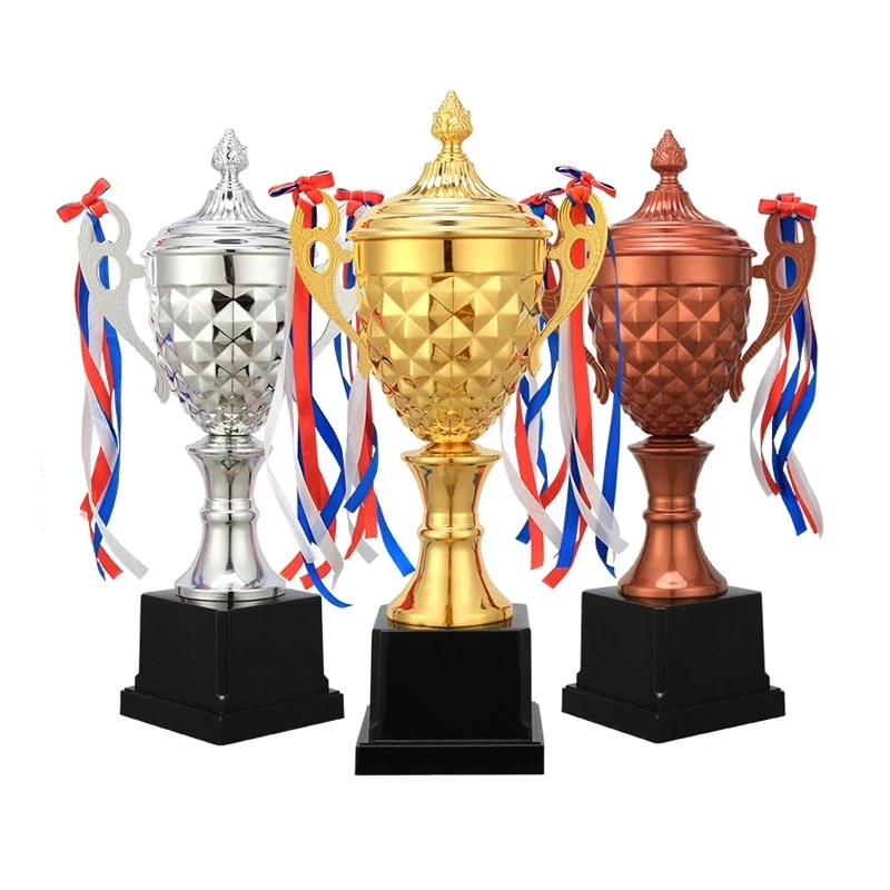 Gold Silver and Bronze Trophies 1