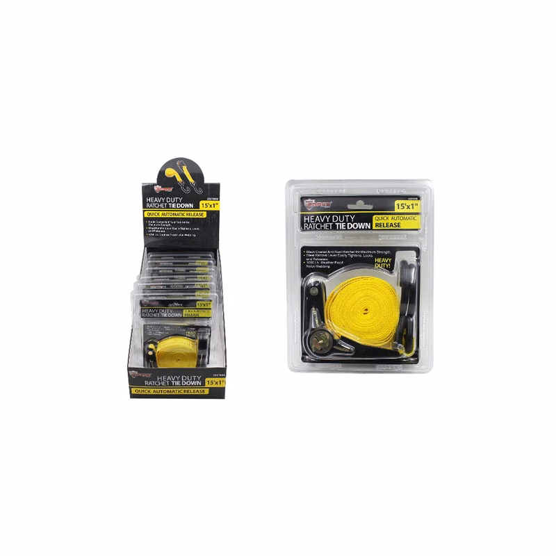 Heavy Duty Ratchet Tie Downs Assorted