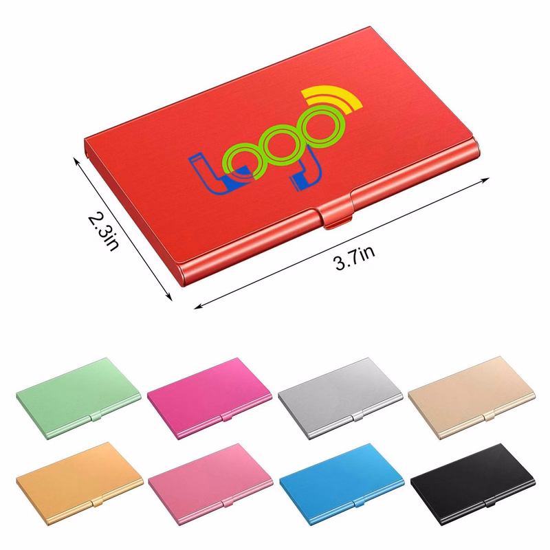 Slim Aluminum Business Name Card Holder Case