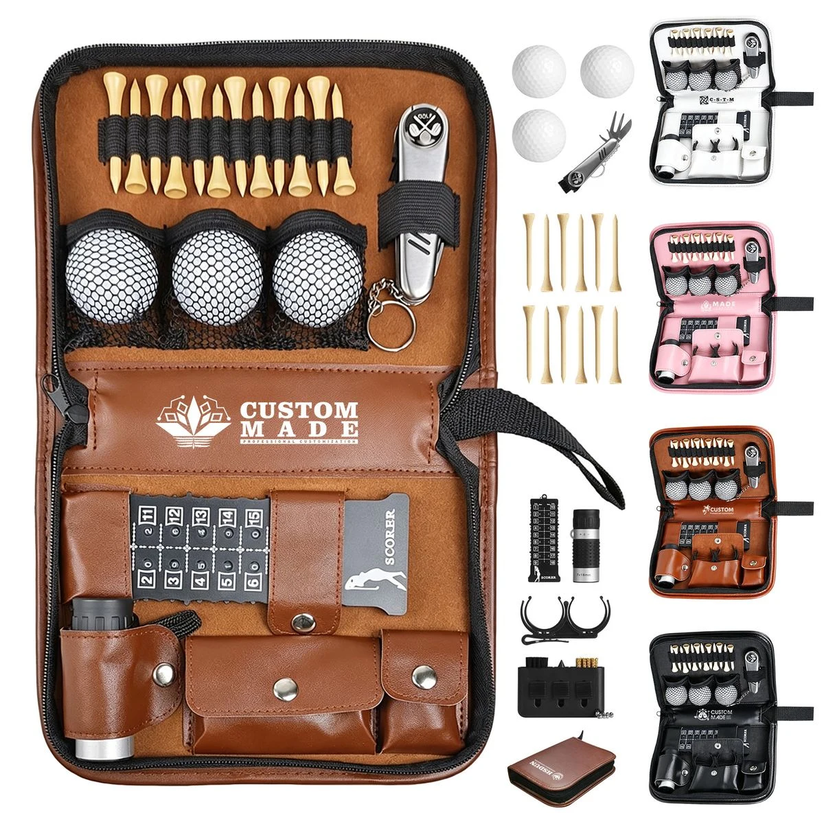 PU Leather Golf Tool Bag 1