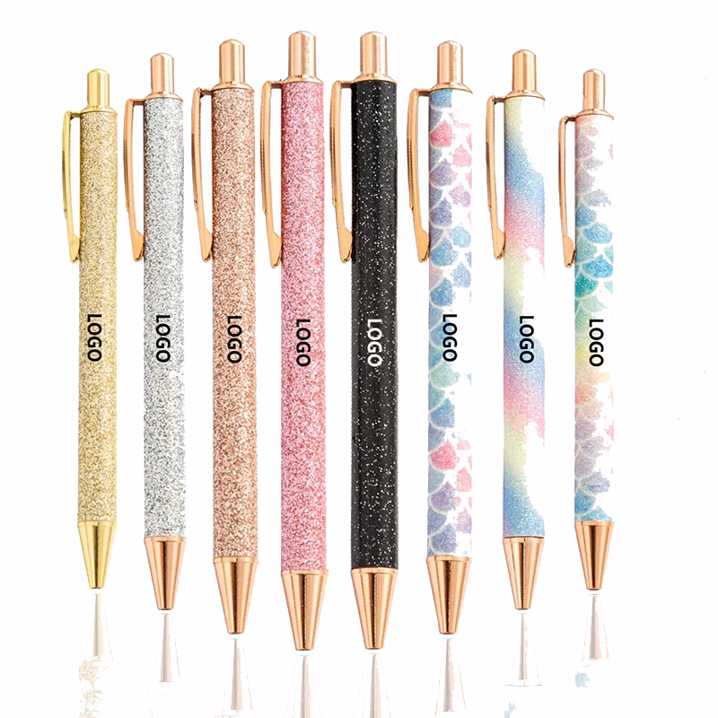 Glitter Click Ball Pen