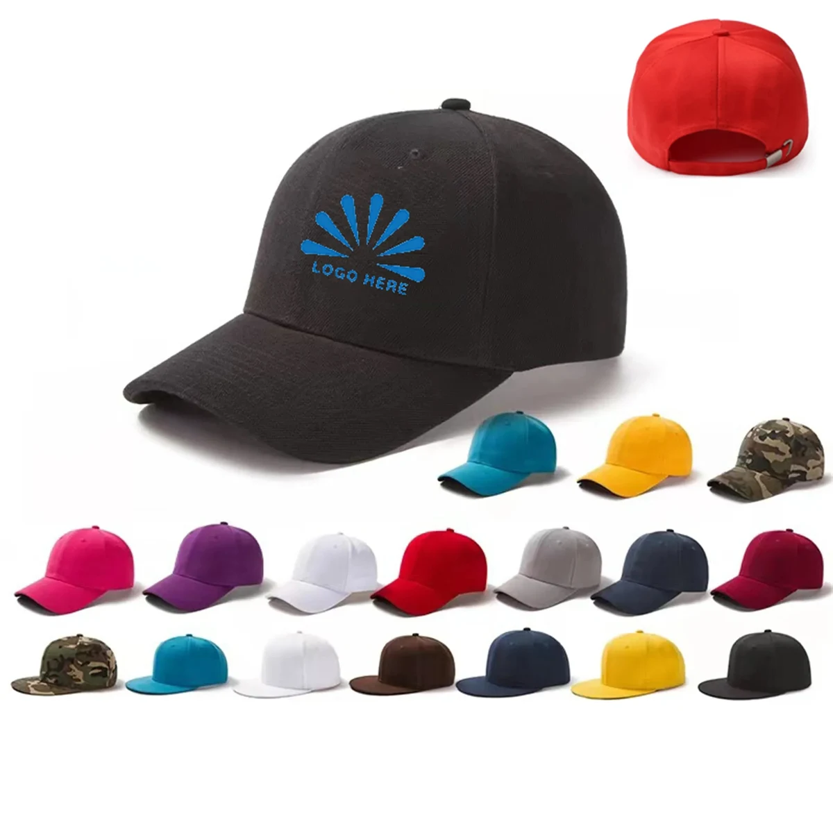 Washed Cotton Baseball Cap 1