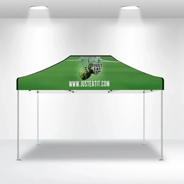 8'x12' Custom Event Tent withCanopy Digital Print 1