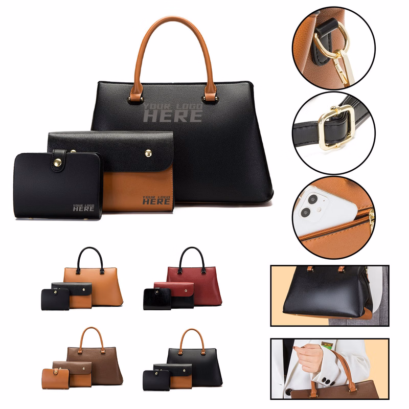 Women Handbag Bag Satchel Purse Set 2PCS