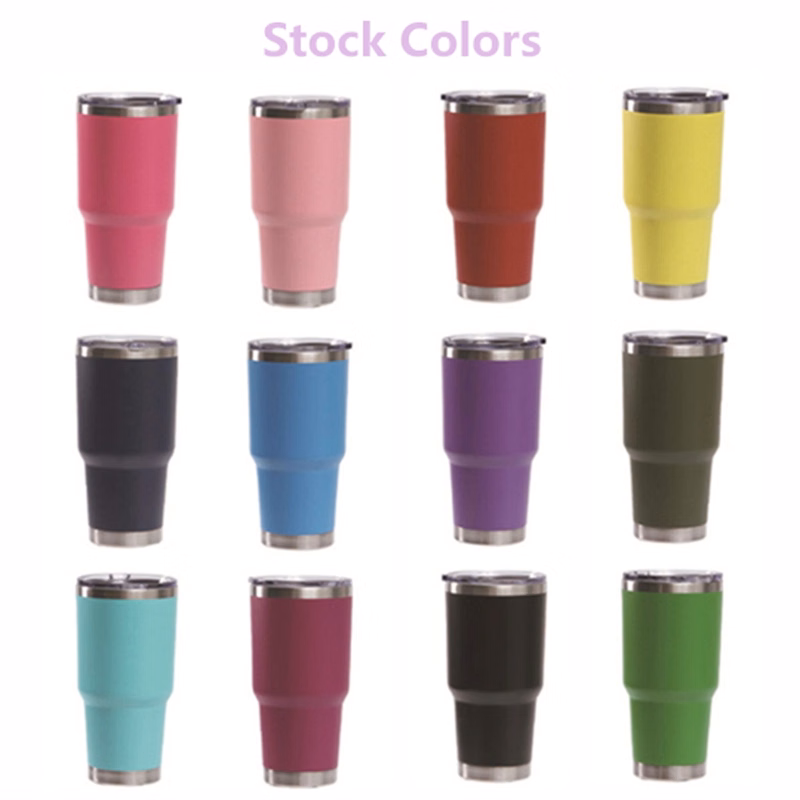 30Oz Insulated Tumbler With Lids Coffee Cup