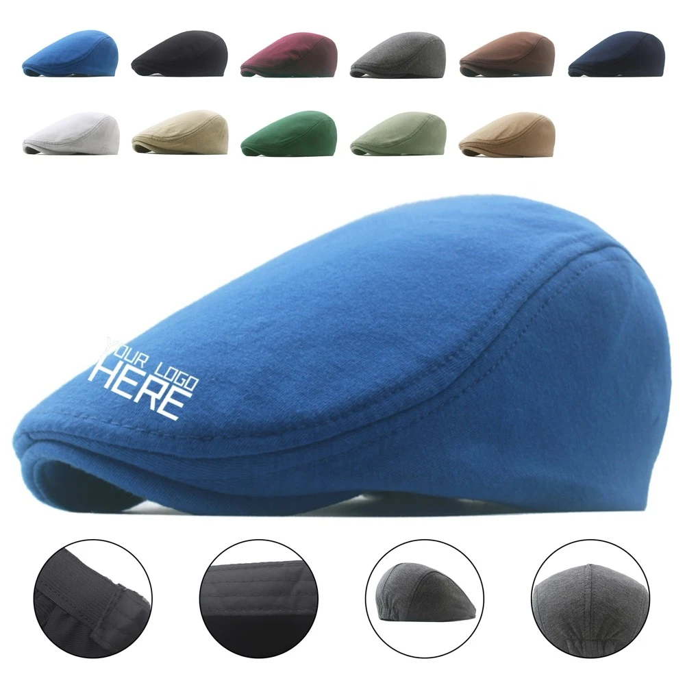 Cotton Newsboy Cap 1