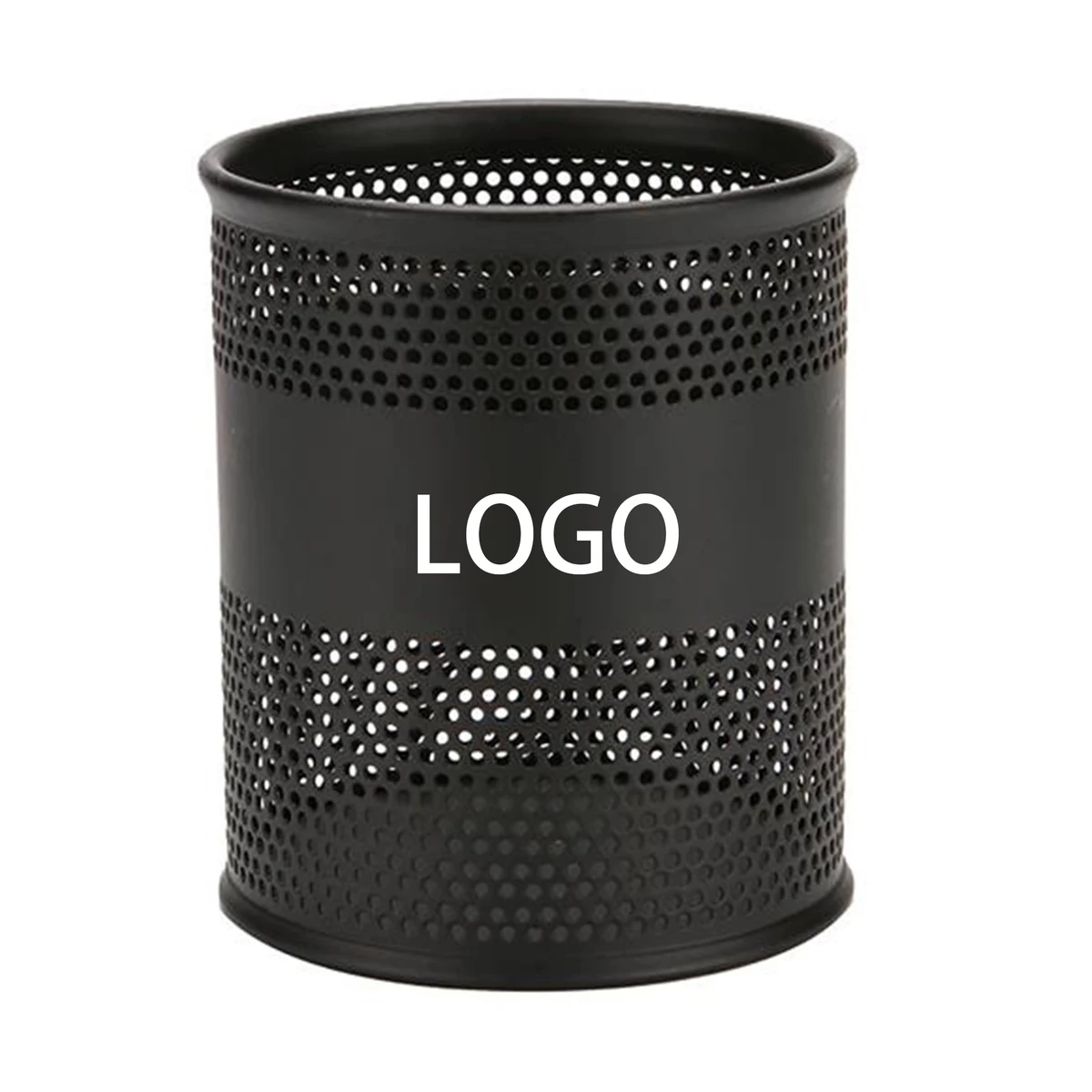 Imprinted Black Pen Holders 1