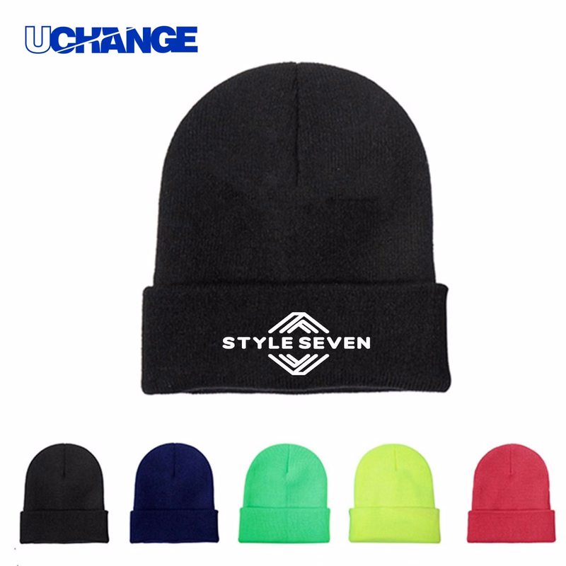 Ribbed Hem Beanie Hat Headwear