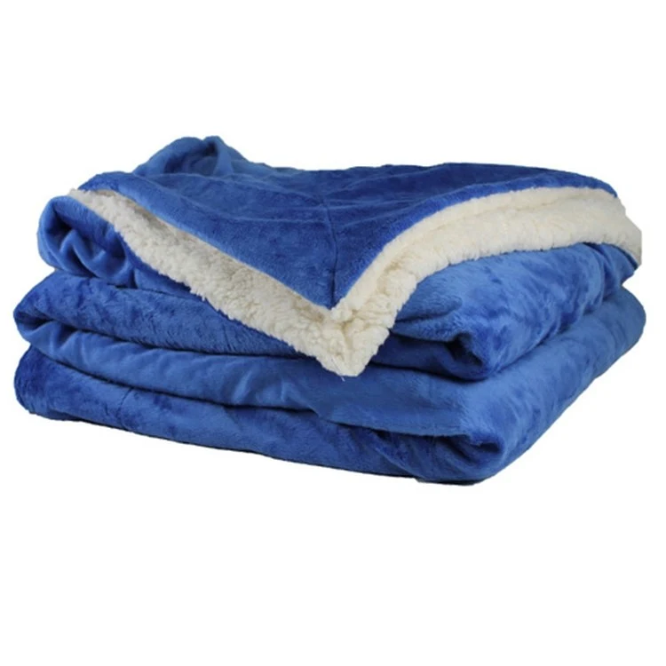 Royal Oversized Sherpa Faux Micro Mink/Lambswool Sherpa Throw Blanket 1