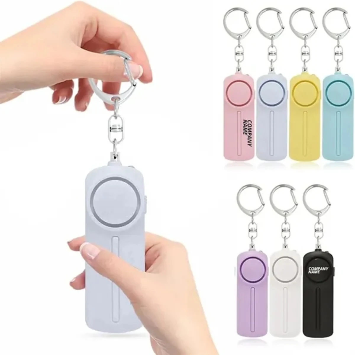 130dB Personal Safety Alarm with LED Light 1