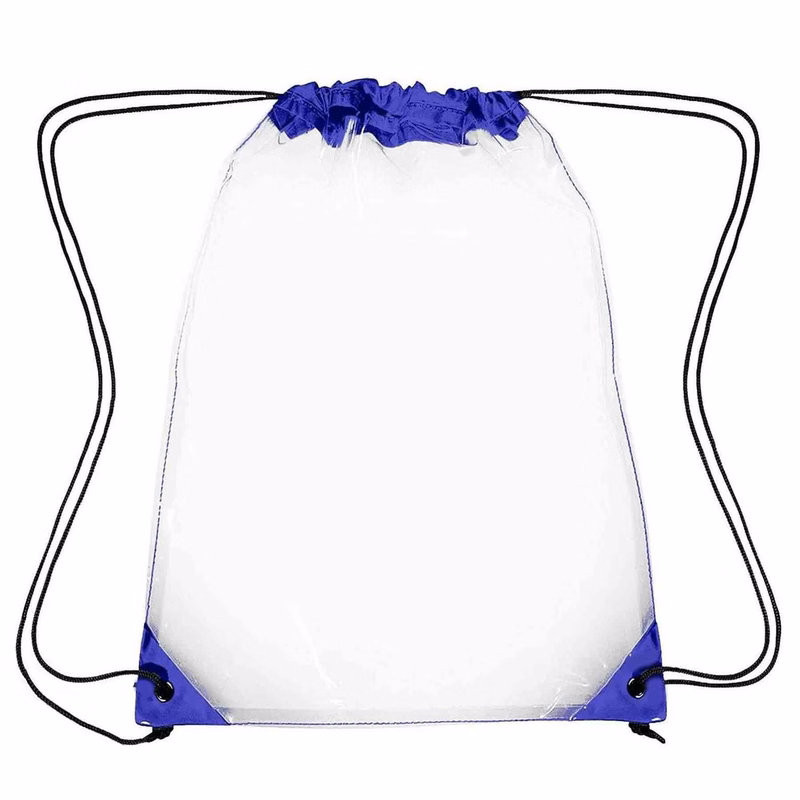 Clear Vinyl Drawstring Backpack