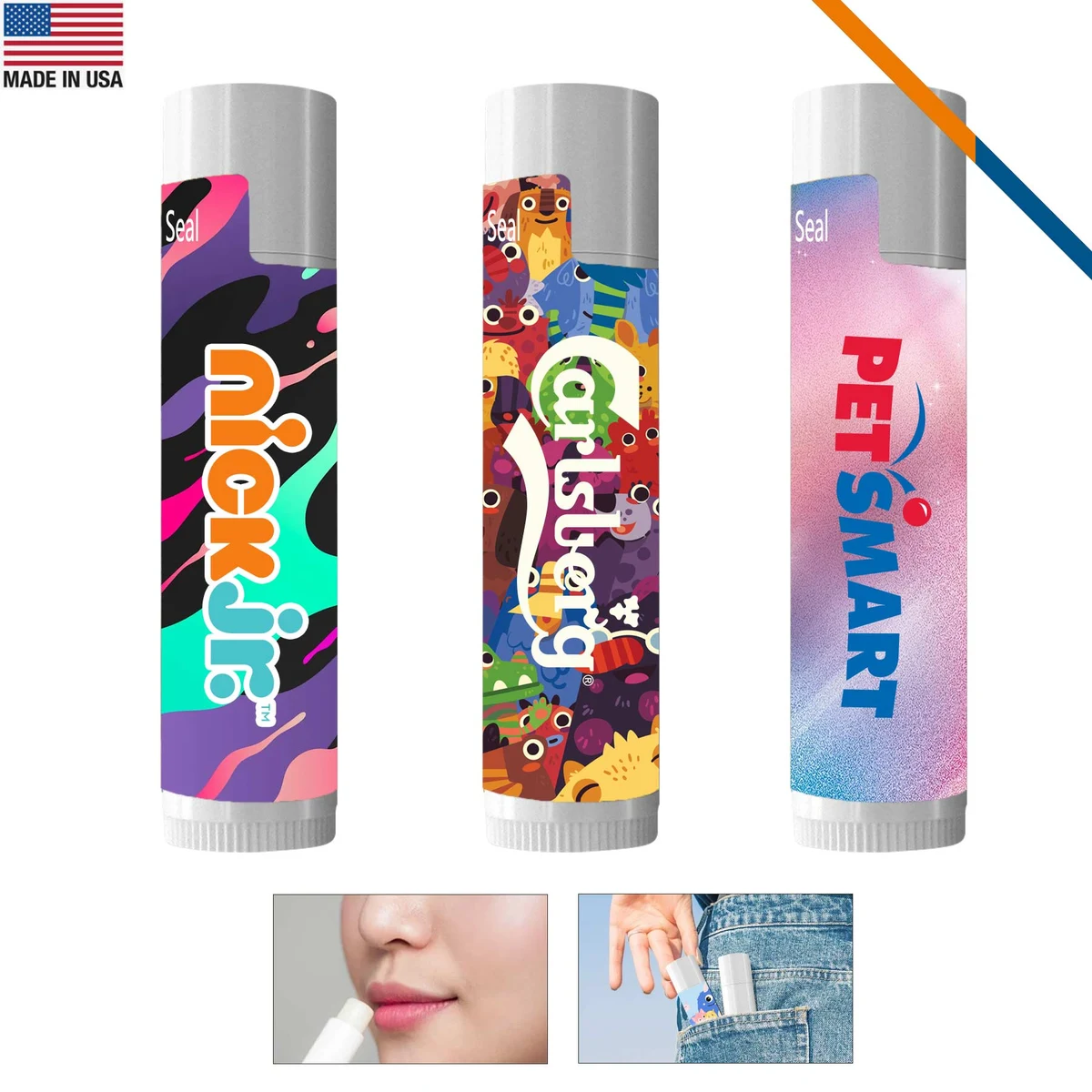 EcoWax White Tube Natural Lip Moisturizer 1